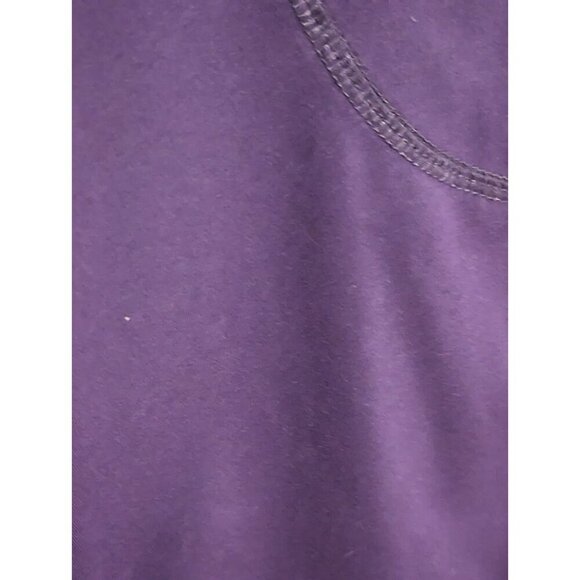 Grey's Anatomy Barco Mock Scrub Top 4 Pocket Purple Women's Large - Picture 7 of 12